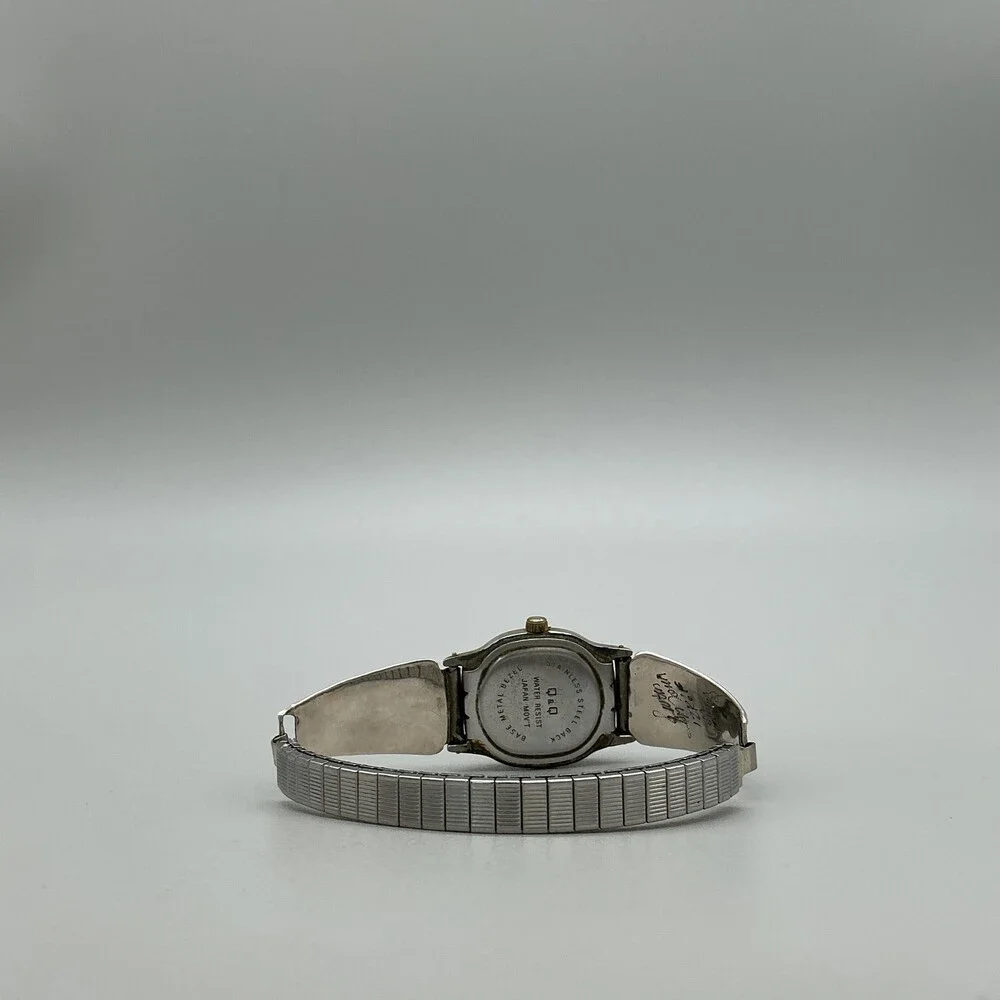 Q&Q Native American Sterling 12KGF Tips Womens Watch 21mm New Battery